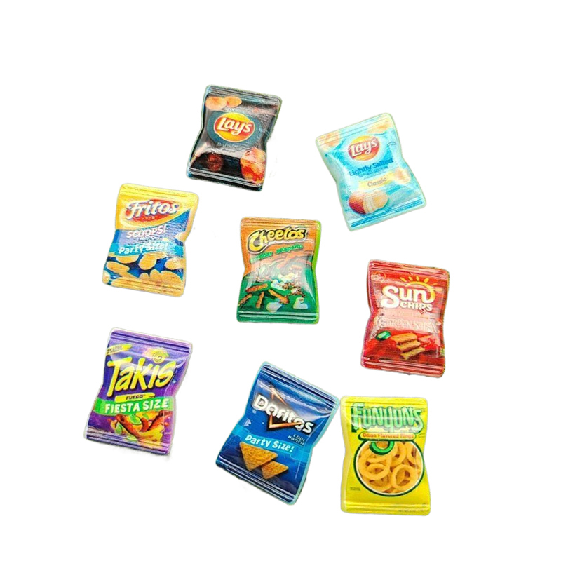 Food Snacks In Usa - 10Pcs Random Simulation Potato Chips Food