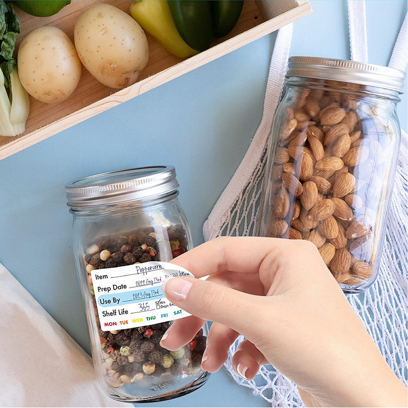 Snacks Food Labels - Label Stationery Sticker Snacks Candy Storage