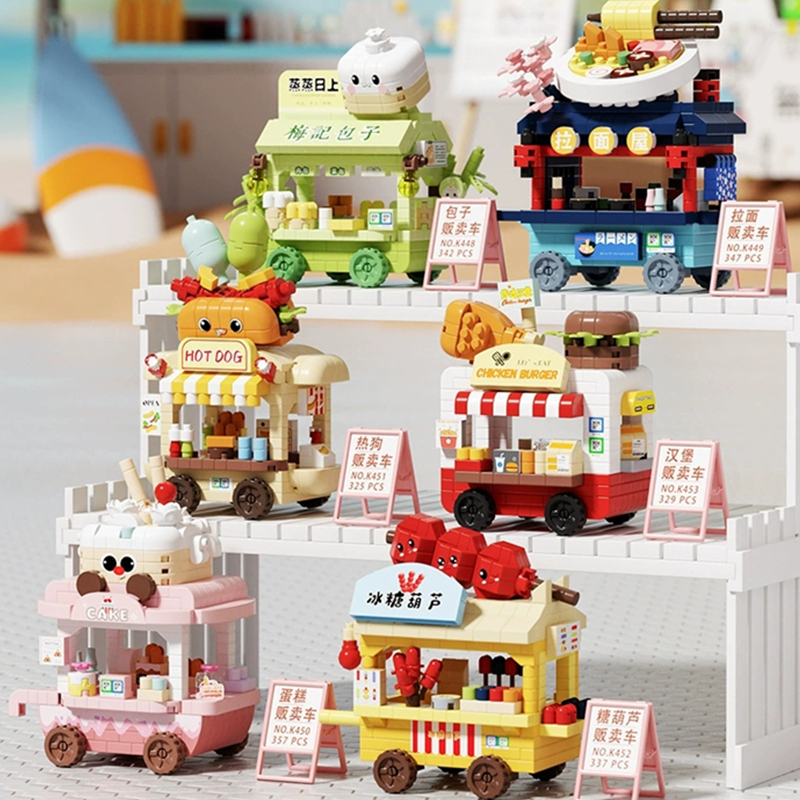 Food Snacks Ideas - DIY Street Food Truck Building Blocks