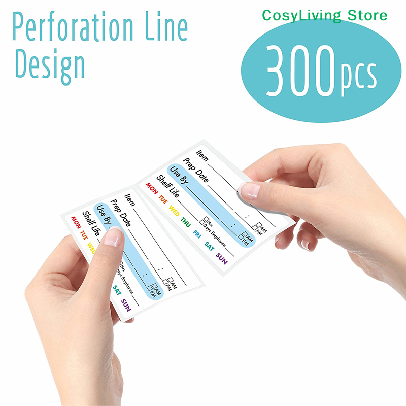 [CL]300Pcs/Roll Kitchen Date F – Snacks Food Labels recenzja i cena