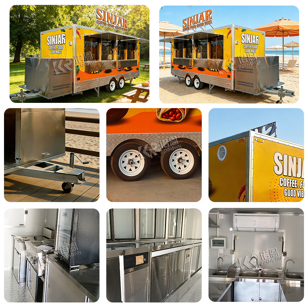 CE DOT Outdoor Food Trailers S – Fast Food With Snacks recenzja i cena