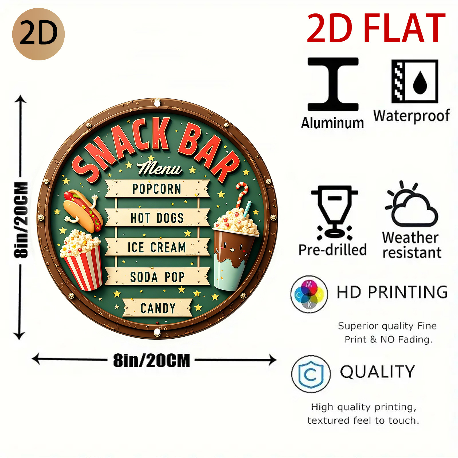 2D Flat, 2d Flat Circular Snac – Food Snacks Menu recenzja i cena