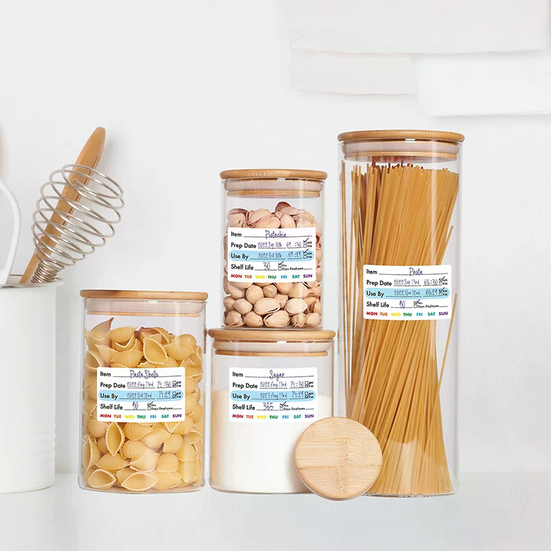 300Pcs/Roll Kitchen Date Food  – Snacks Food Labels recenzja i cena