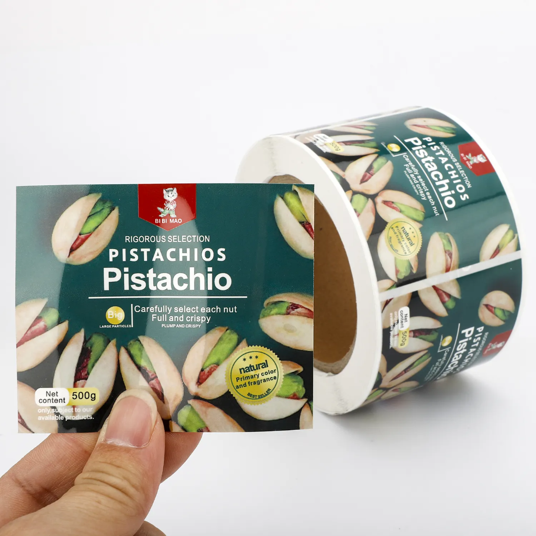 Custom snack stickers, nuts, d – Snacks Food Labels recenzja i cena