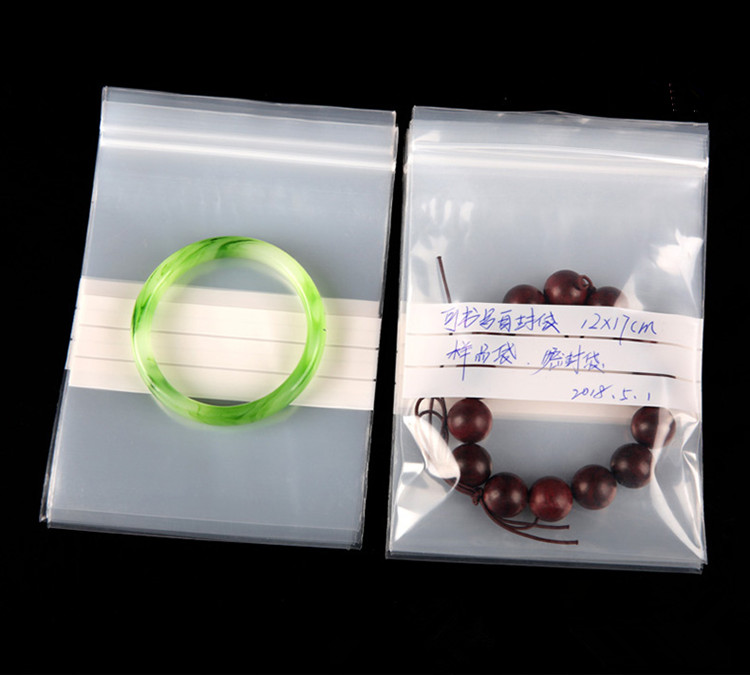 200PCS Clear PE Writing Ziploc – Snacks Food Labels recenzja i cena