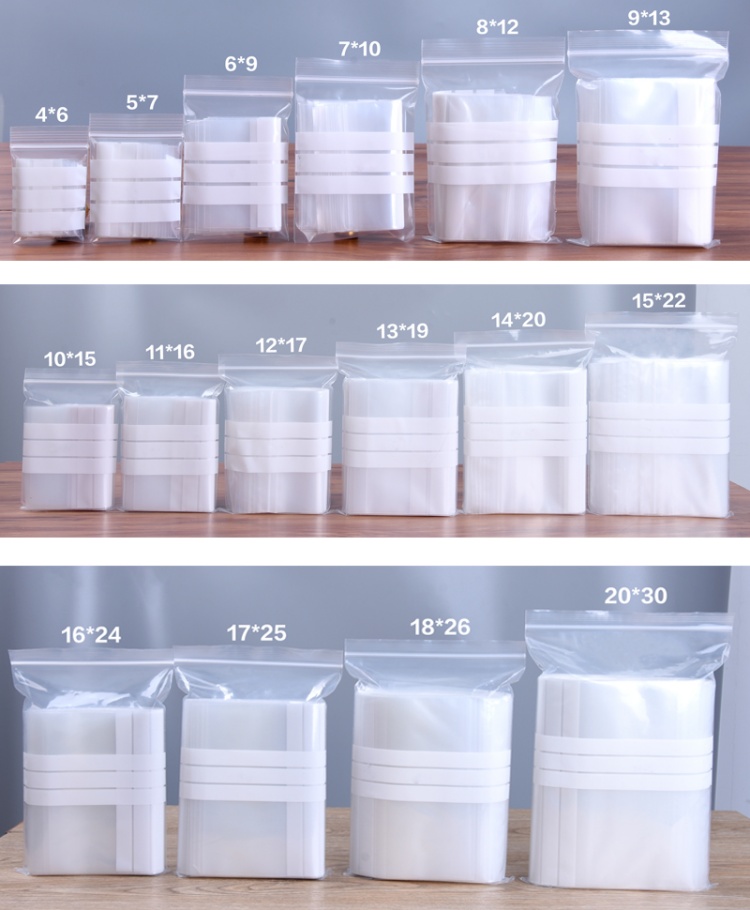 200PCS Clear PE Writing Ziploc – Snacks Food Labels recenzja i cena