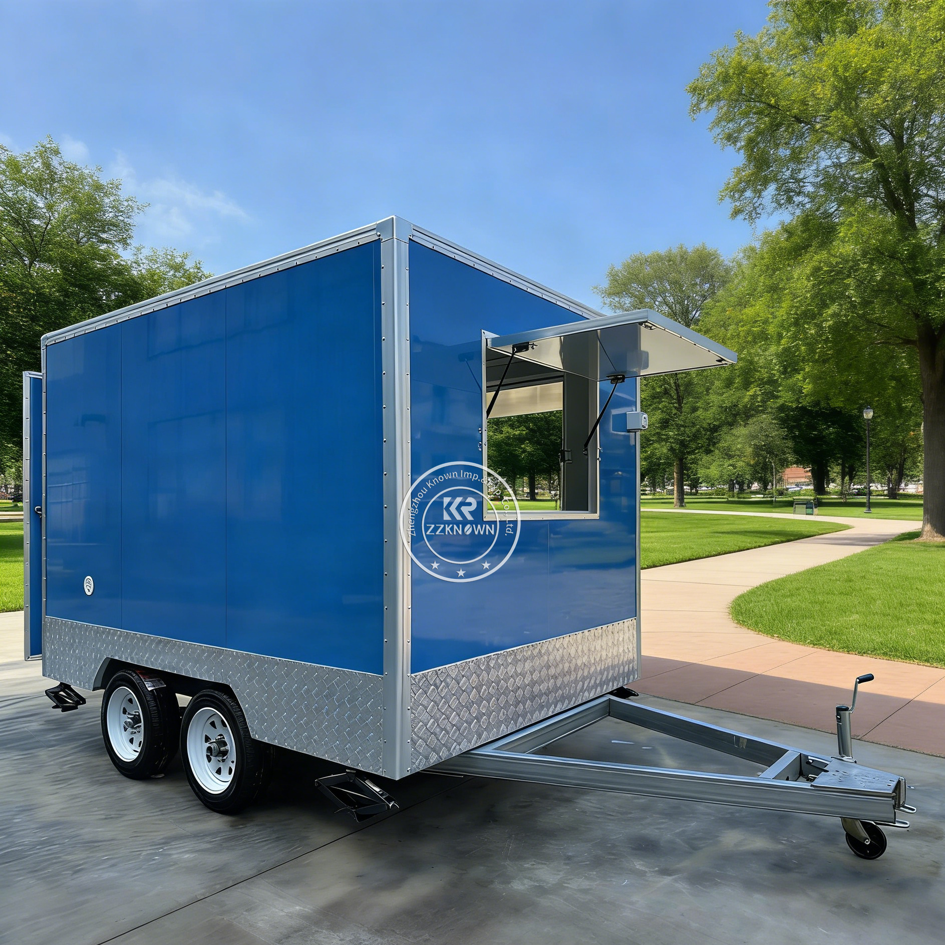Custom Catering Trailer Mobile – Fast Food With Snacks recenzja i cena