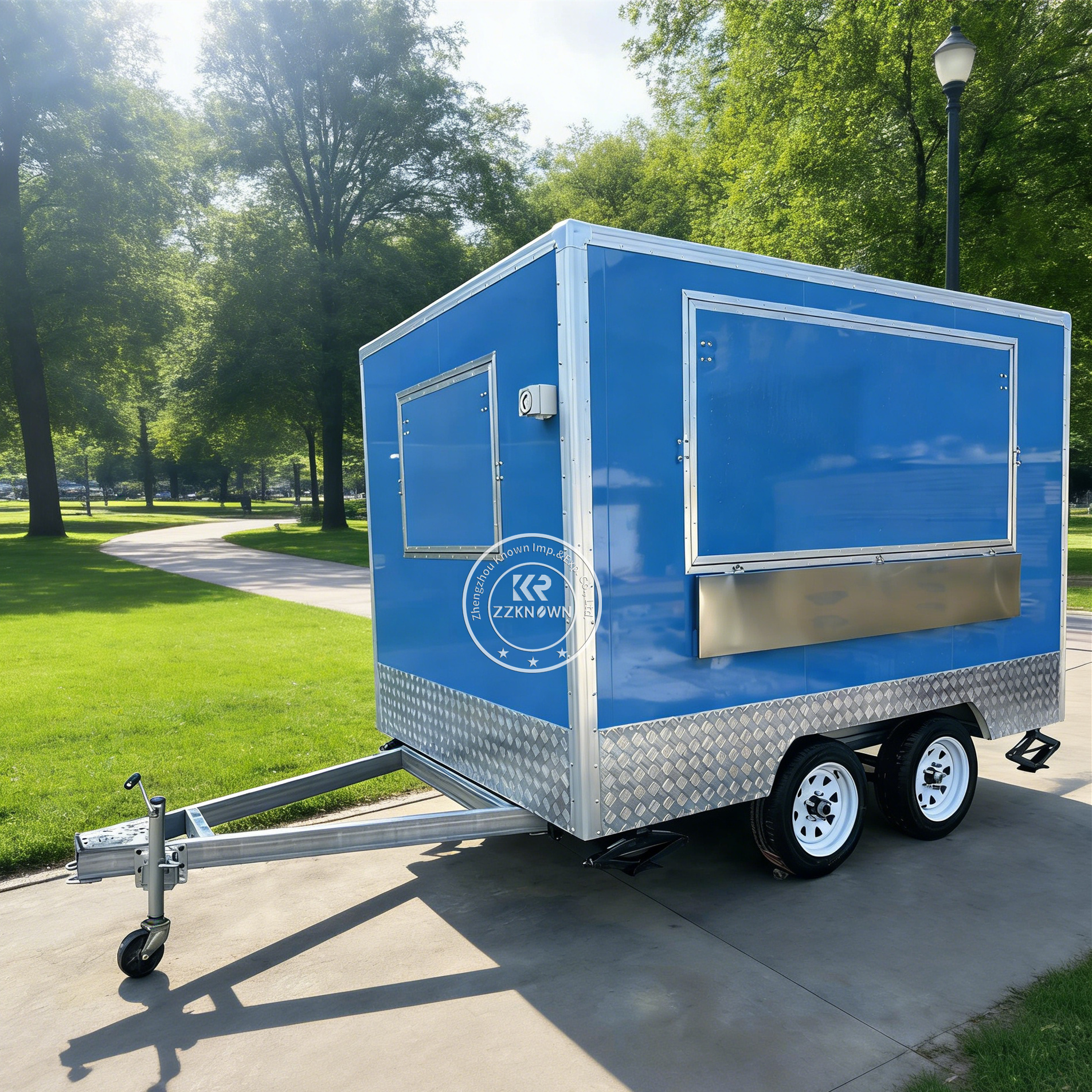 Custom Catering Trailer Mobile – Fast Food With Snacks recenzja i cena
