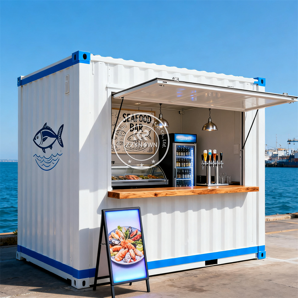 Prefabricated Street Bubble Te – Fast Food With Snacks recenzja i cena