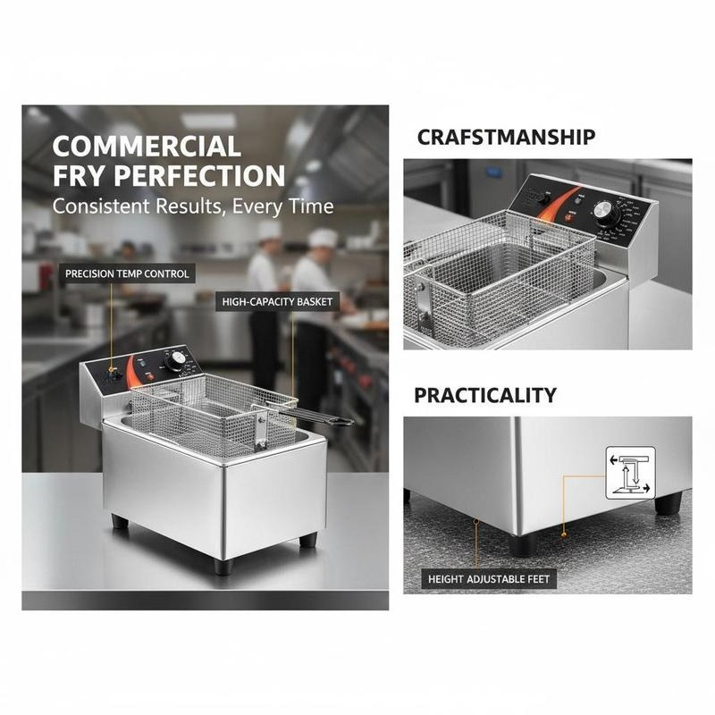 Tabletop Frying Machine 12Qt / – Food X recenzja i cena