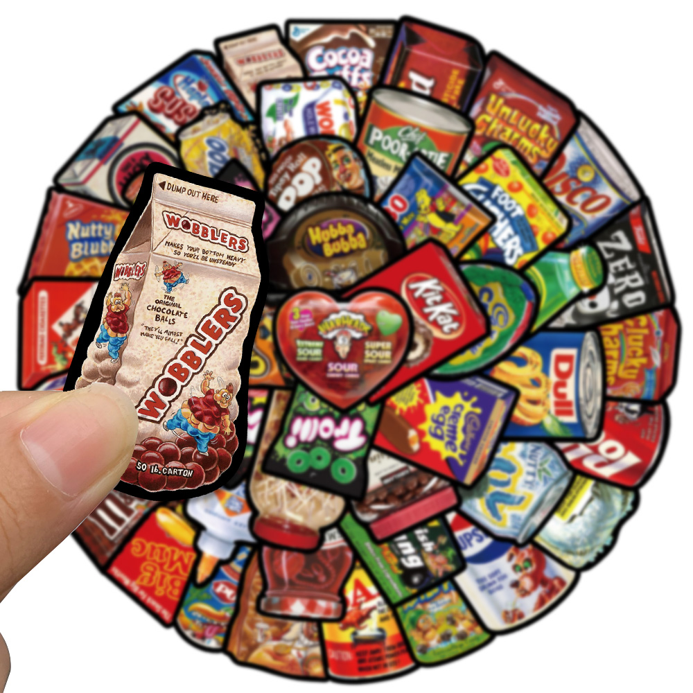 48PCS Cartoon American Snacks  – American Food Y Snacks recenzja i cena