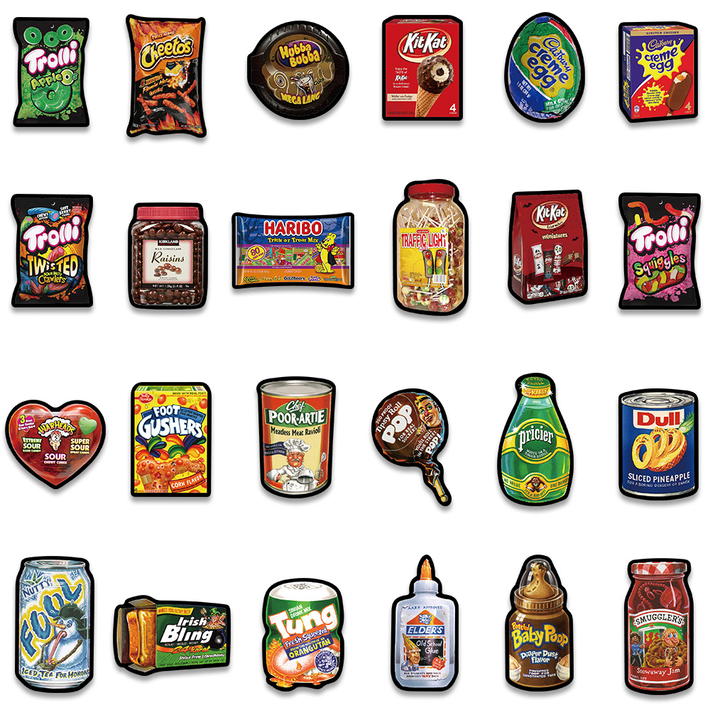 48PCS Cartoon American Snacks  – American Food Y Snacks recenzja i cena