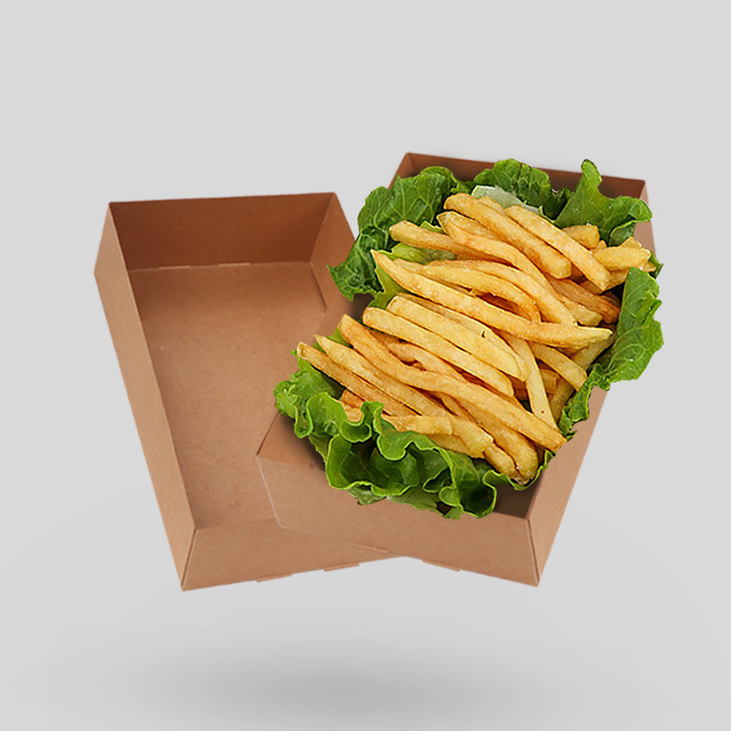 20/50Pcs Kraft Paper Food Tray – Fast Food With Snacks recenzja i cena