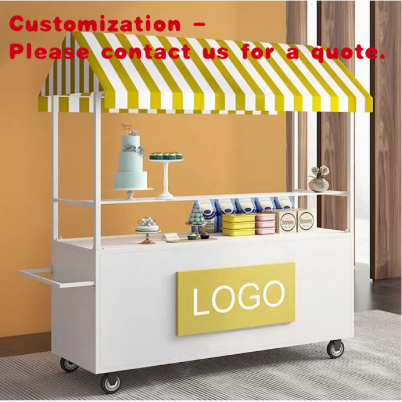 custom.Move Market Stall Cart  – Food Snacks To Sell recenzja i cena