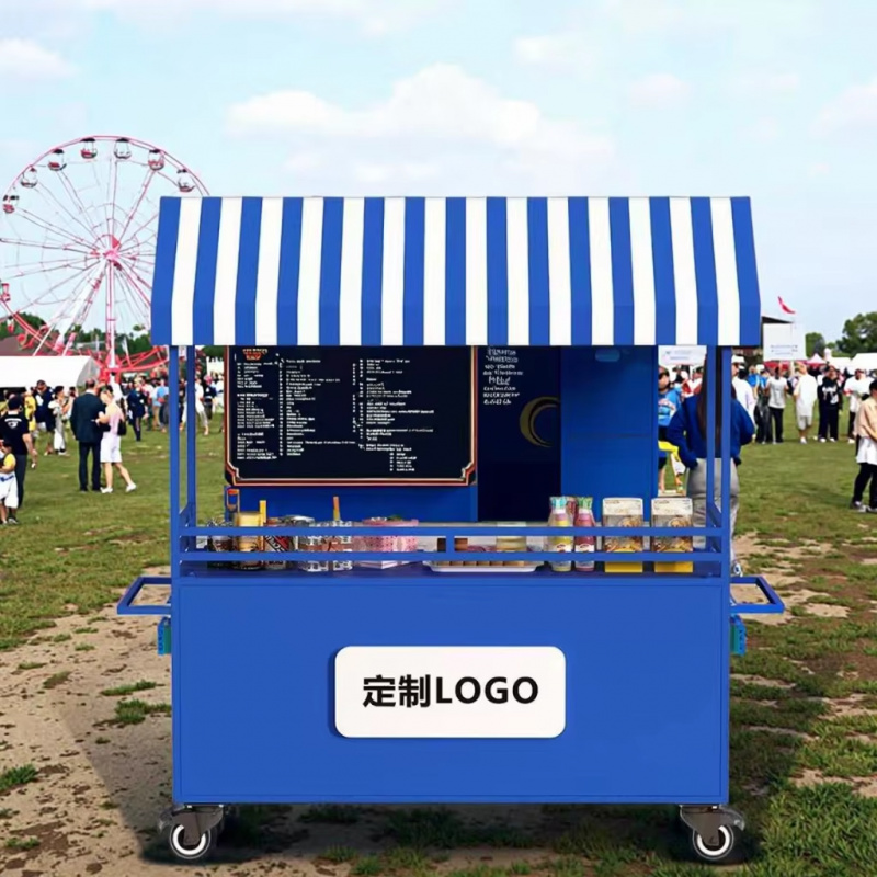 custom.Move Market Stall Cart  – Food Snacks To Sell recenzja i cena