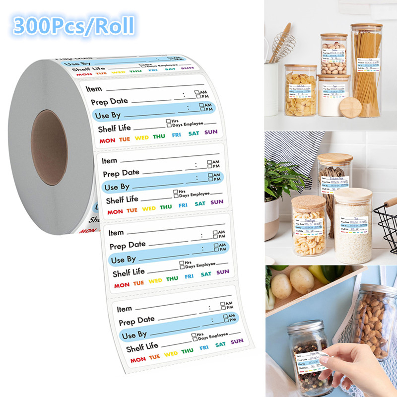 300Pcs/Roll Self-Adhesive Stic – Snacks Food Labels recenzja i cena