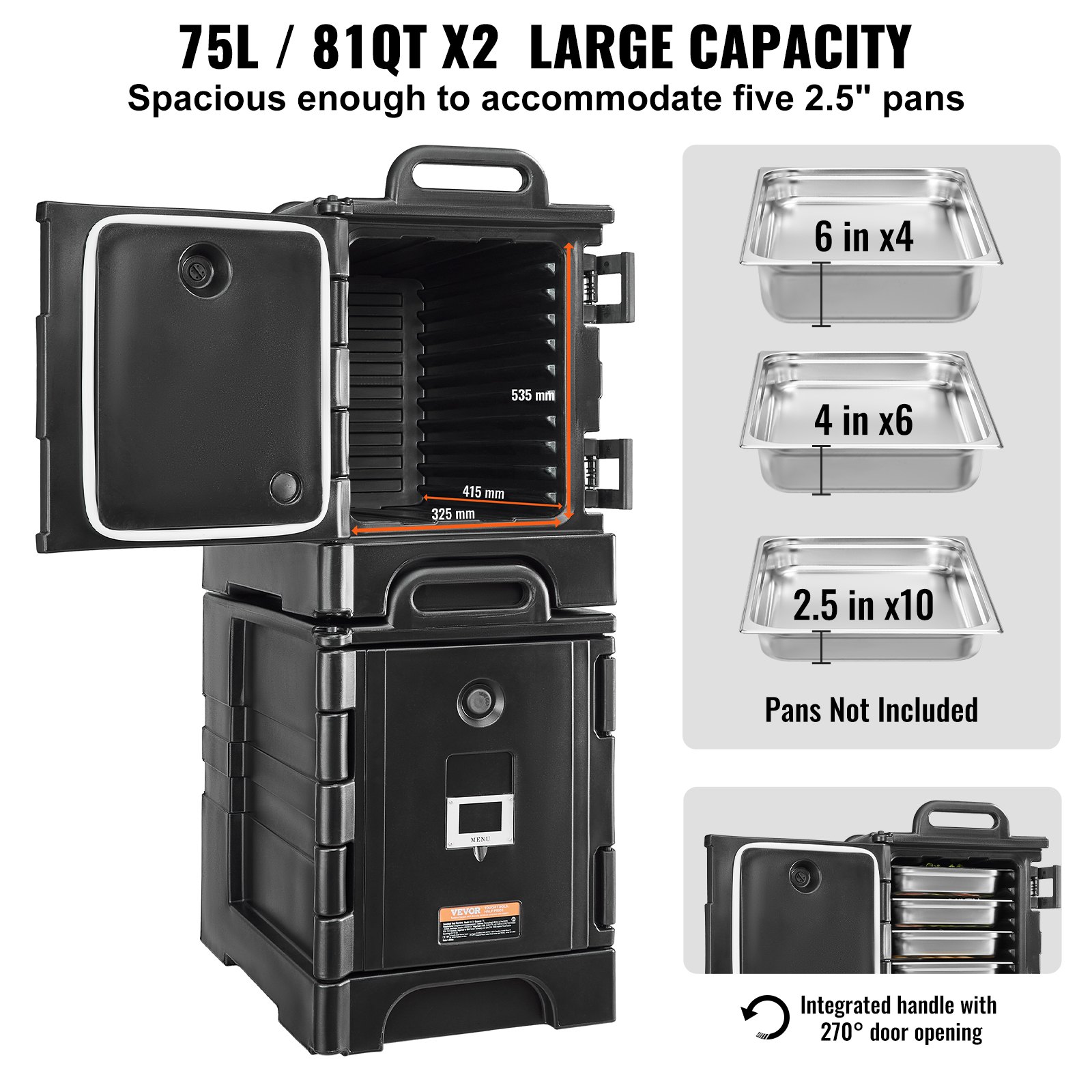 Insulated Food Pan Carrier, 81 – Food X recenzja i cena