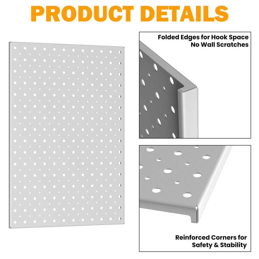 Metal Pegboard Panels, 16 x 12 – Food X recenzja i cena