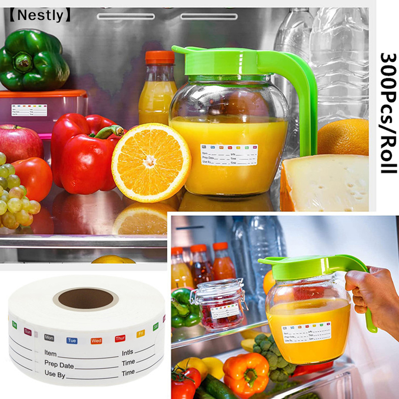 300Pcs/Roll Kitchen Date Food  – Snacks Food Labels recenzja i cena