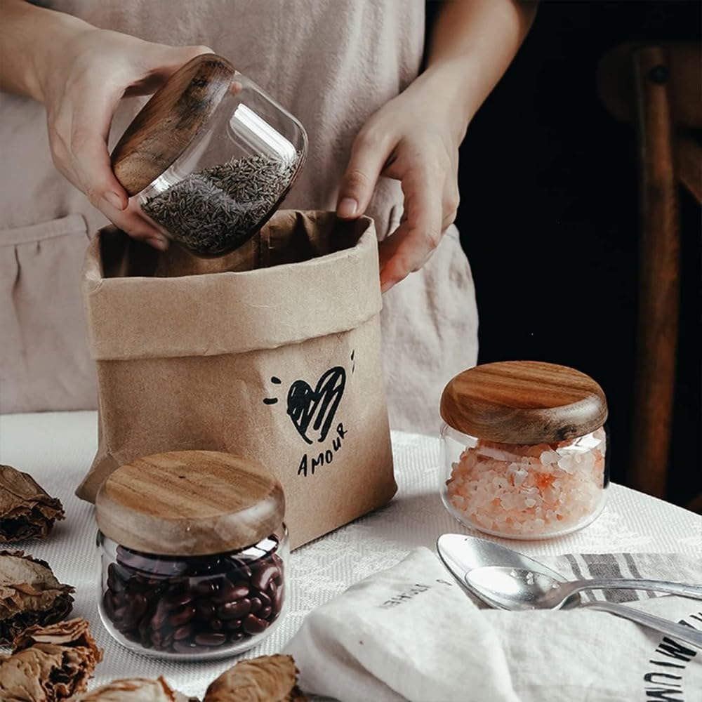 Glass Food  Containers with Wo – Food X recenzja i cena