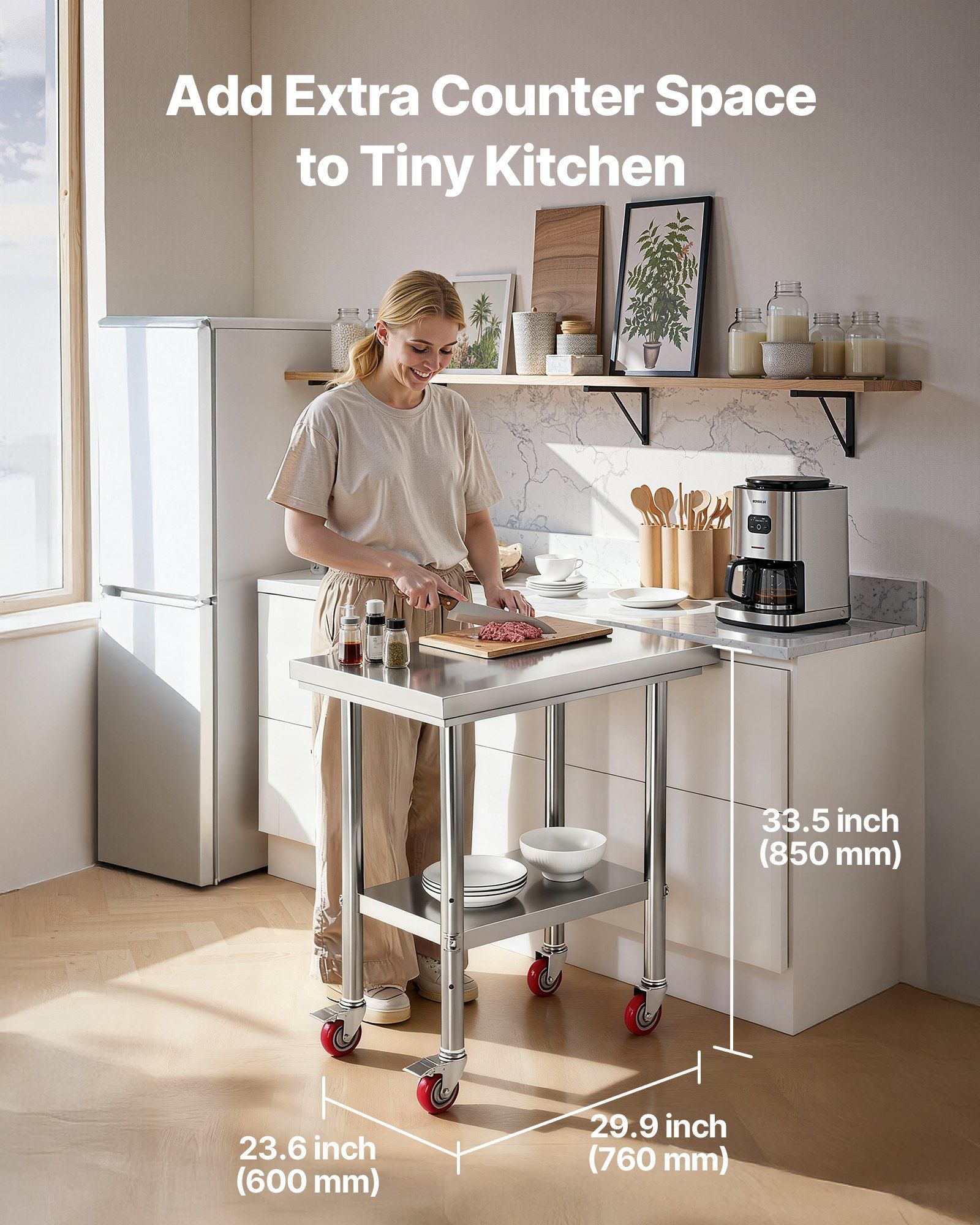 Stainless Steel Table, 24 x 30 – Food X recenzja i cena