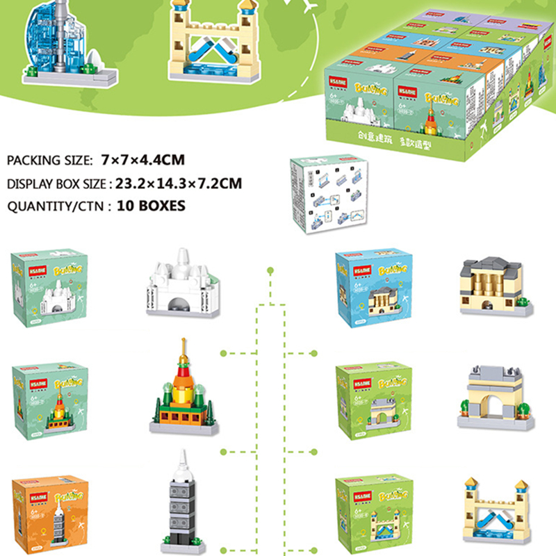 10in1 Cute Architectural Stree – Food Snacks Ideas recenzja i cena