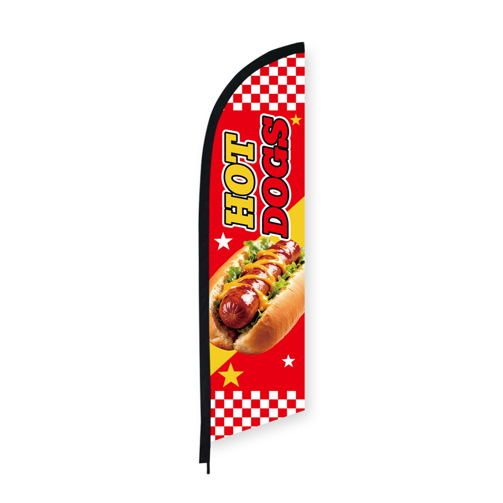 HOT DOGS Feather Flag Bread Wi – Fast Food With Snacks recenzja i cena