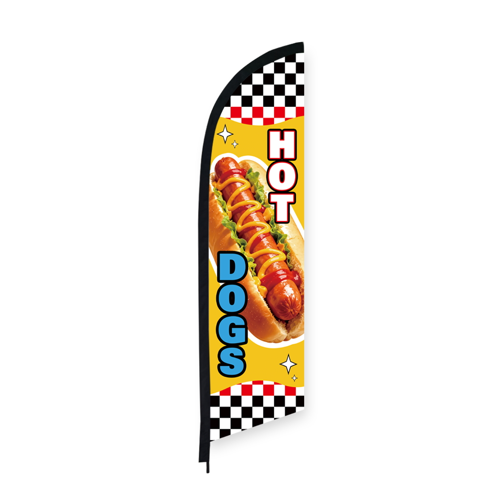 HOT DOGS Feather Flag Bread Wi – Fast Food With Snacks recenzja i cena