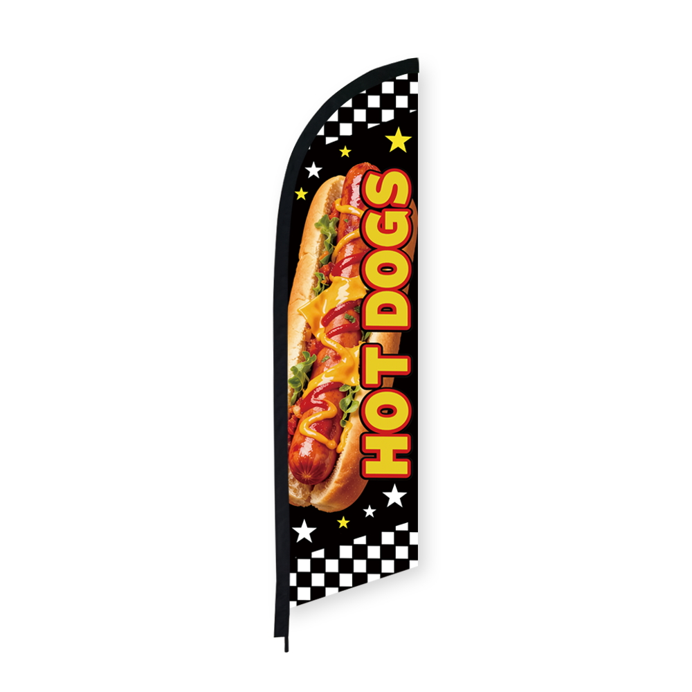 HOT DOGS Feather Flag Bread Wi – Fast Food With Snacks recenzja i cena