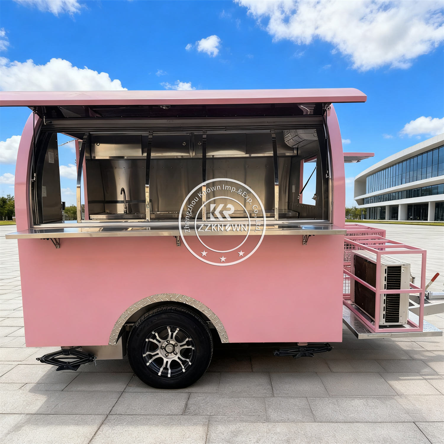 Outdoor Food Trailer Street Pi – Fast Food With Snacks recenzja i cena