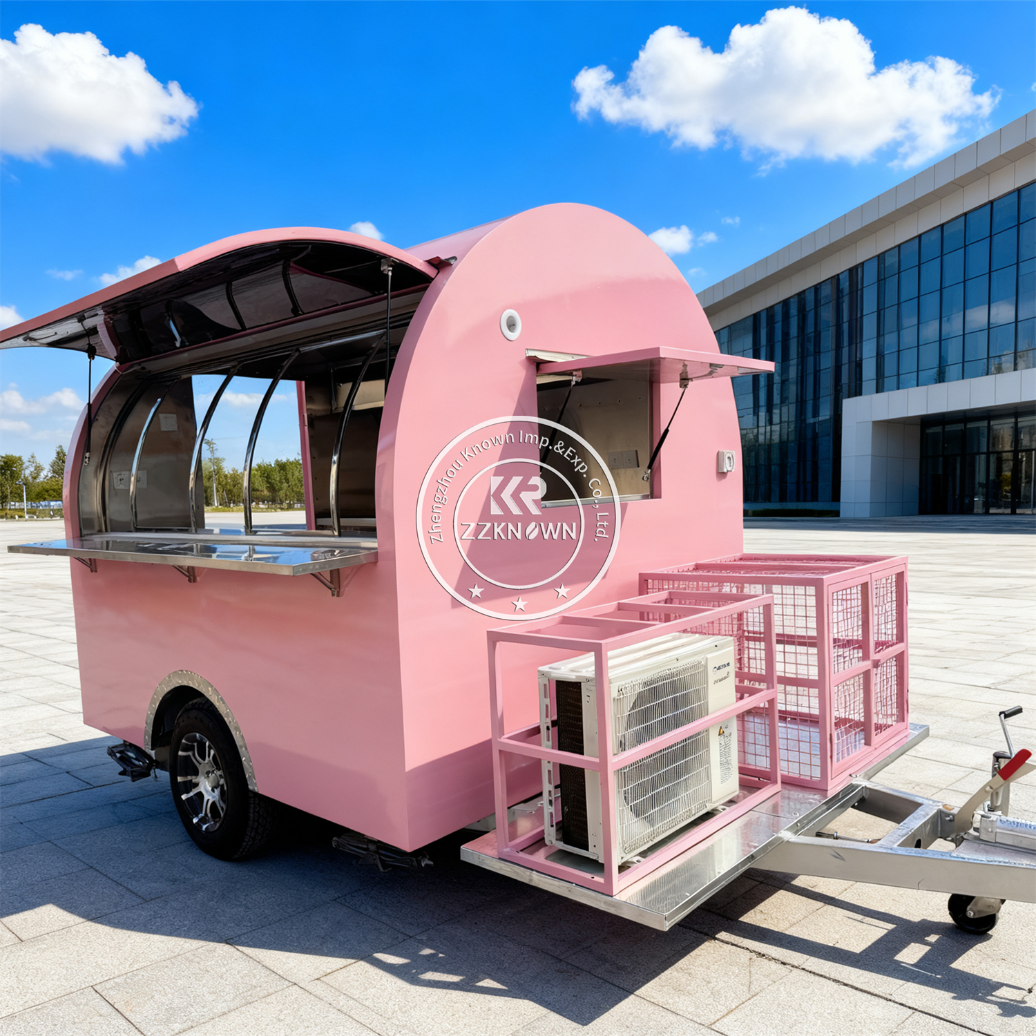 Outdoor Food Trailer Street Pi – Fast Food With Snacks recenzja i cena
